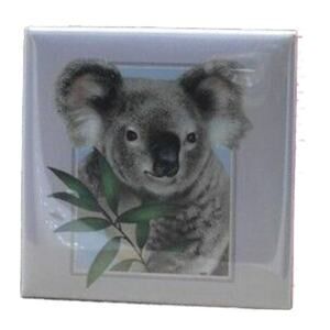 Vintage 1991 Australian Koala 2 1/8" Pinback Button Animal Graphics
